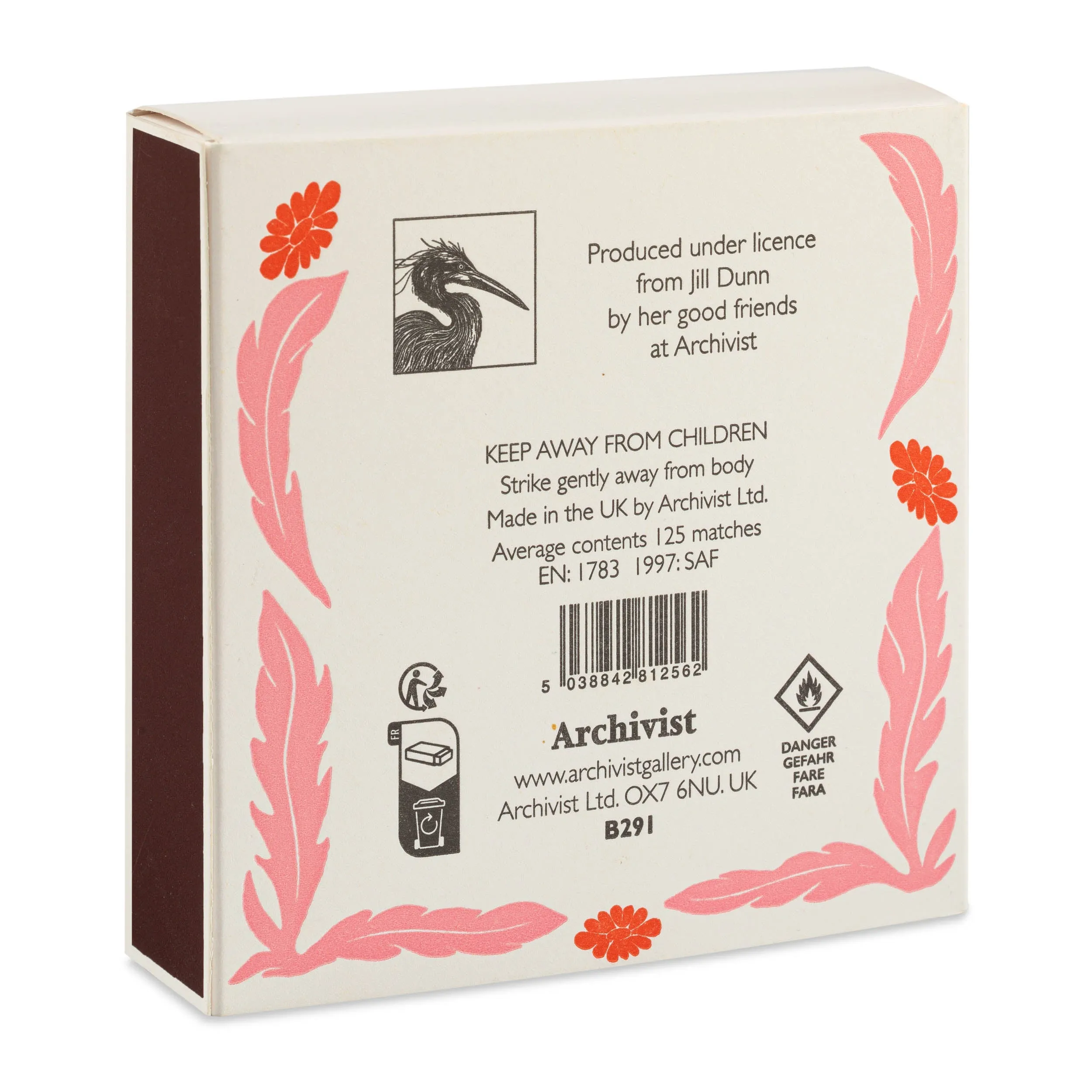 Botanical Heart Matchbox