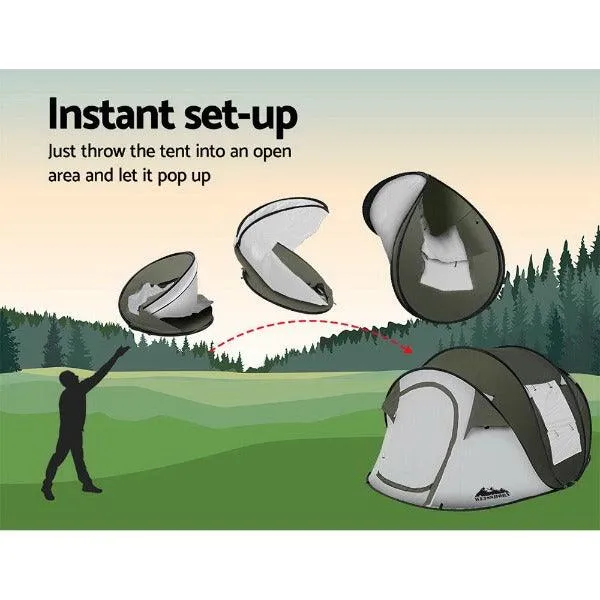 Camping Pop Up Dome Tent - 5 Person
