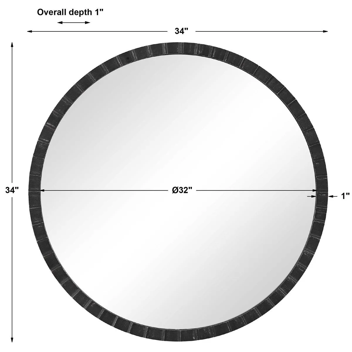 DANDRIDGE ROUND MIRROR