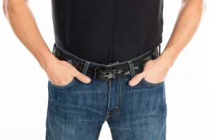 Double Pronged Grommets Belt by Funky Junque