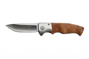 Flash- Wooden Swift Assist Folding Knife