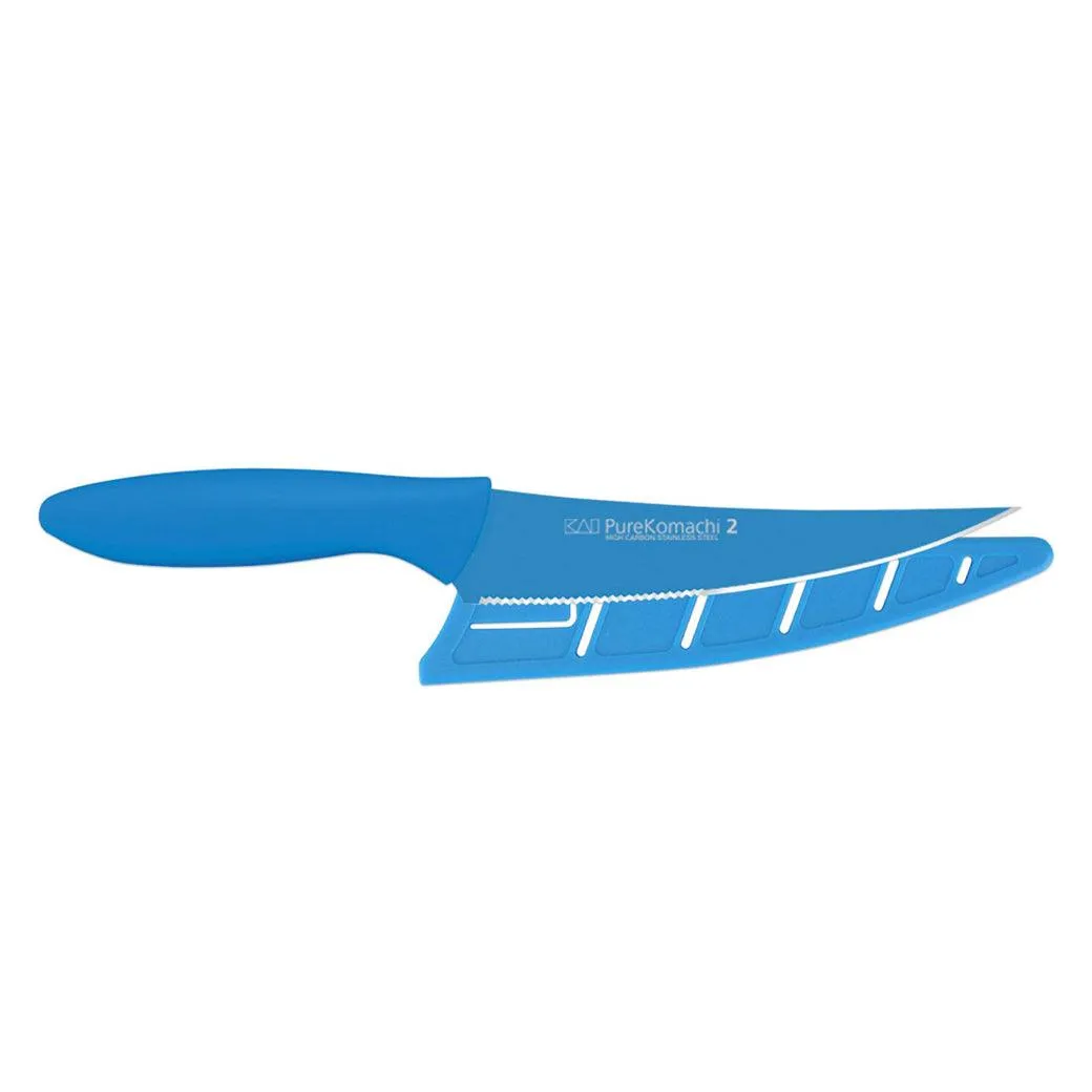Kai Pure Komachi 2 Multi Utility 6″ w/Sheath (Teal)