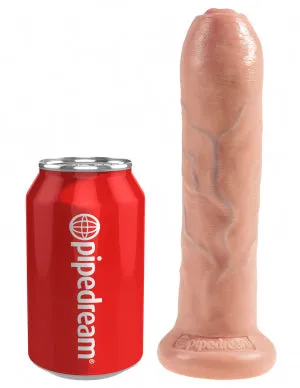 King Cock Uncut WStrap On Harness Flesh