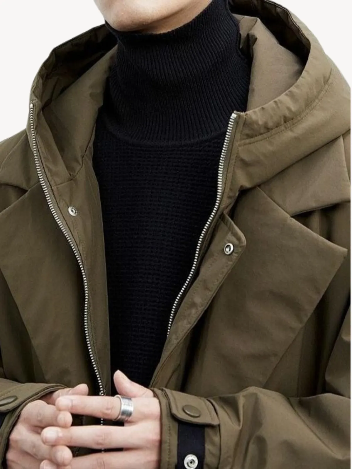 Marcuz™ - Military-Style Hooded Overcoat