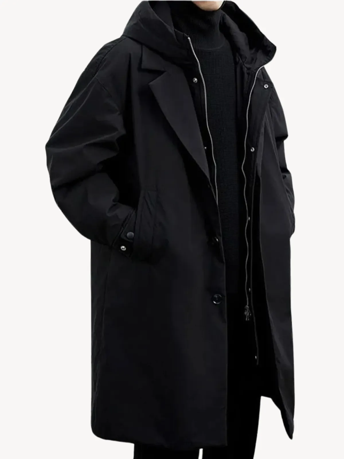 Marcuz™ - Military-Style Hooded Overcoat