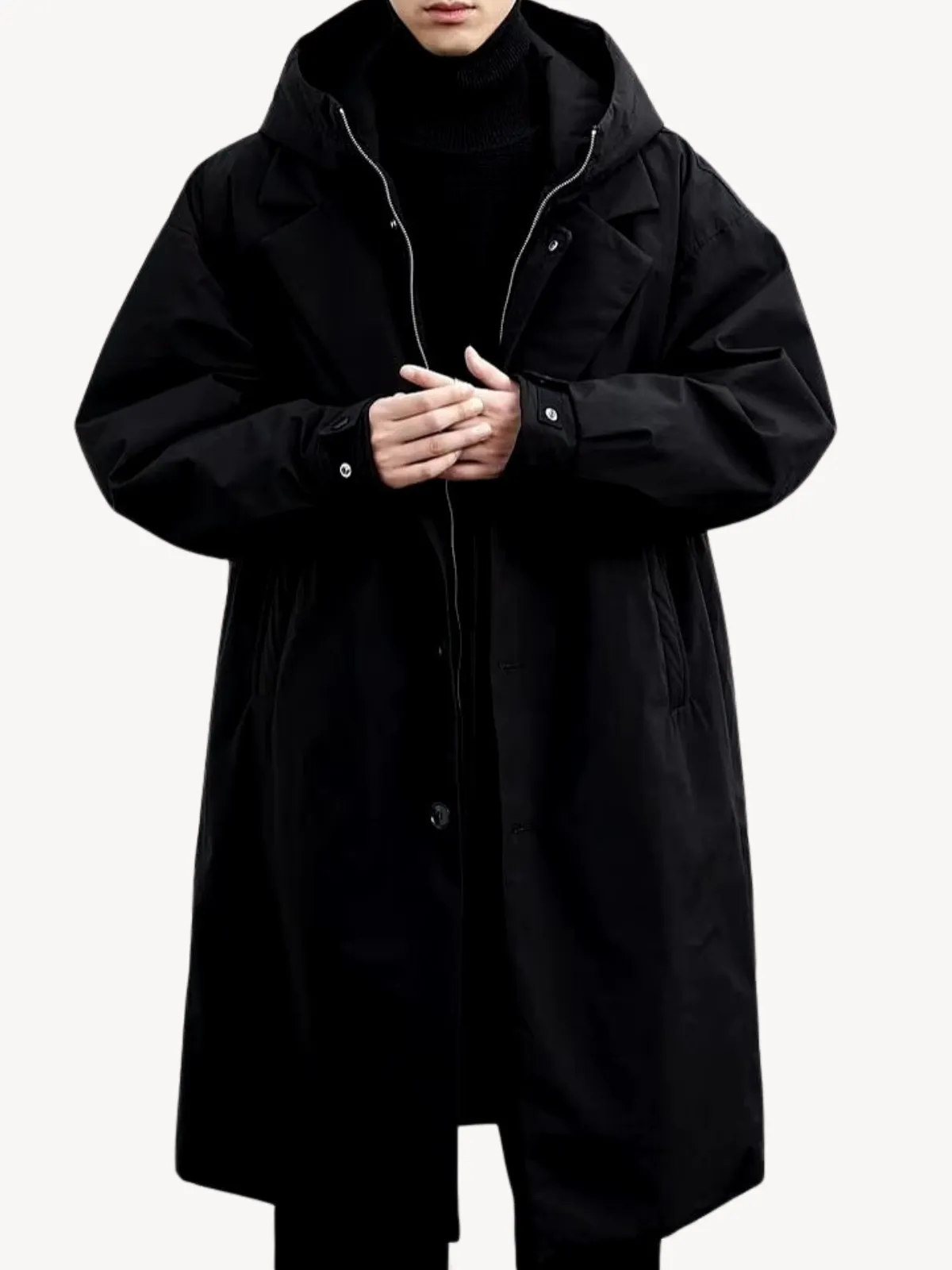 Marcuz™ - Military-Style Hooded Overcoat