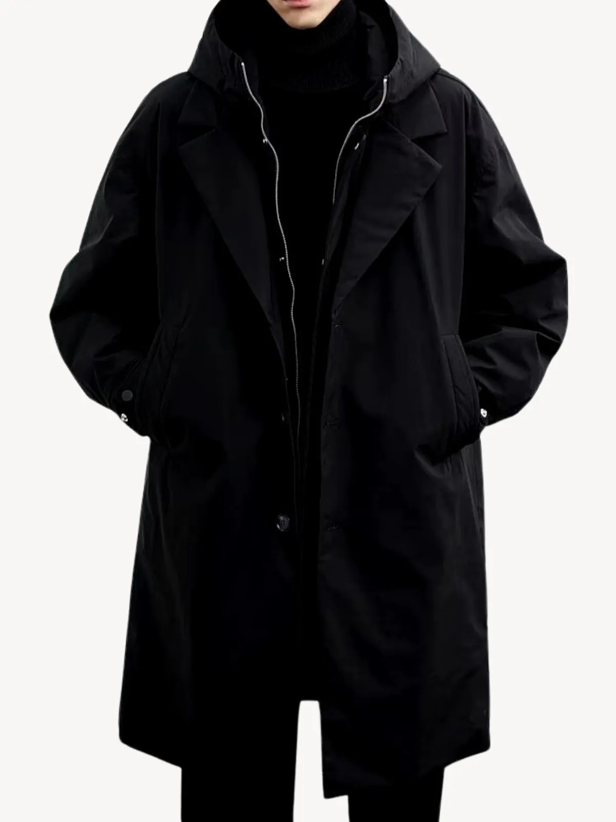 Marcuz™ - Military-Style Hooded Overcoat