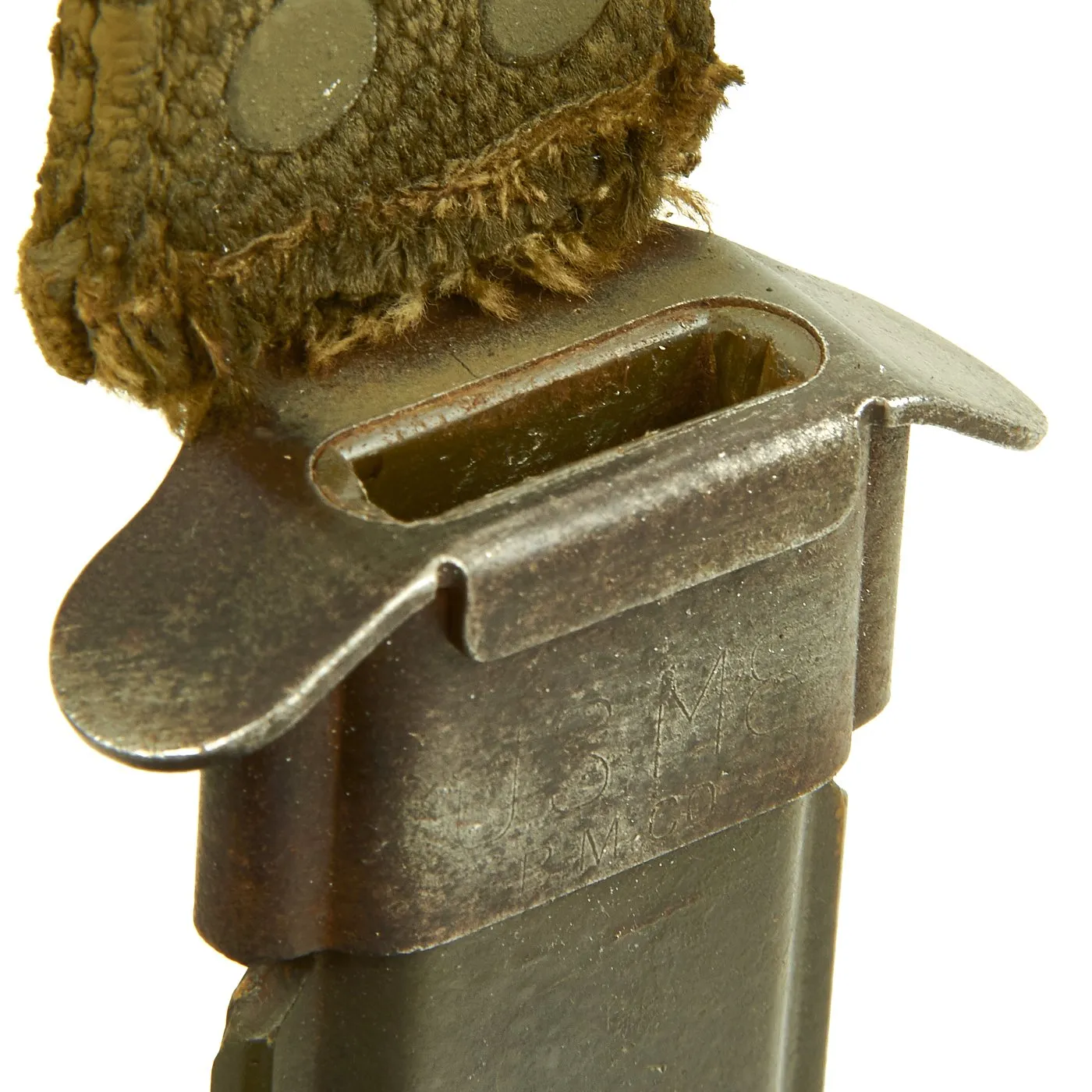 Original U.S. WWII 1943 dated Blade Marked M3 Fighting Knife by Imperial Knife Co. with M8 Scabbard