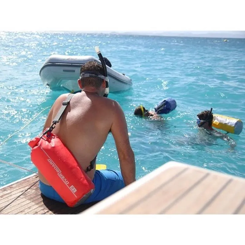 OverBoard wasserdichter Packsack 12 Liter - rot