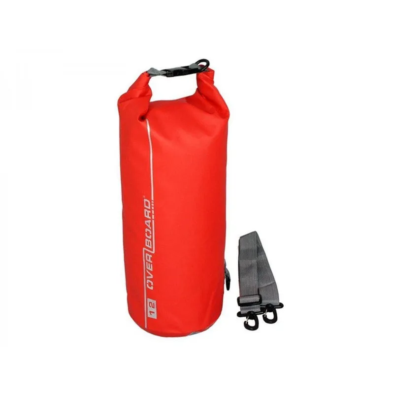 OverBoard wasserdichter Packsack 12 Liter - rot