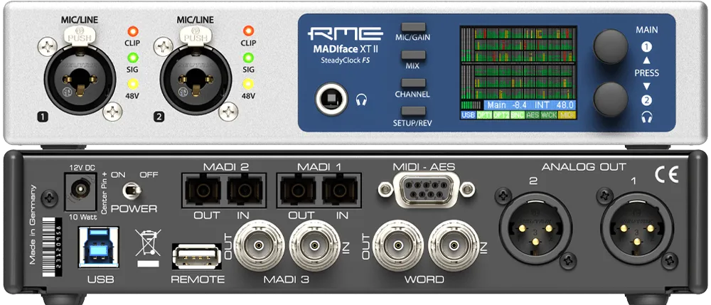 RME MADIface XT II - 394-channel Triple MADI USB 3.0 Audio Interface