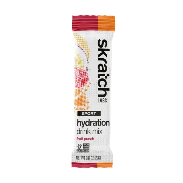Sport Hydration Drink Mix, Fruit Punch, Single Serving
