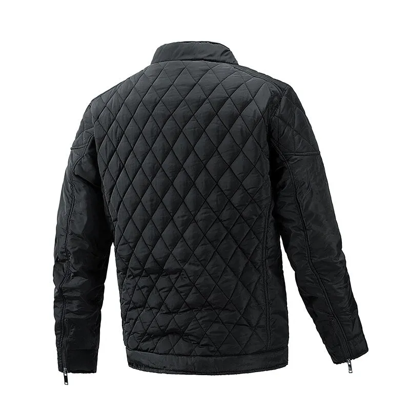 West Louis Solid Windproof Outwear Bomber Jacket