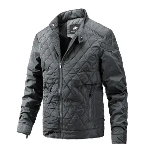 West Louis Solid Windproof Outwear Bomber Jacket